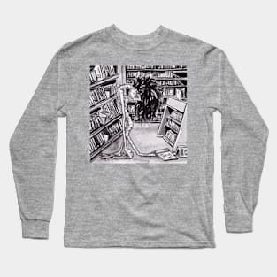 Bookworm Library Monster Long Sleeve T-Shirt